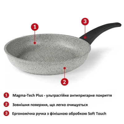 Сковорода Flonal Dura Induction 28 см (DUIPD2830) Винница - изображение 5