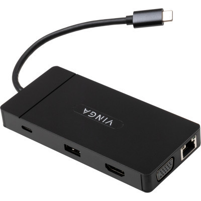 Концентратор Vinga USB-C 3.1 to VGA+HDMI+RJ45+3xUSB3.0+USB2.0+SD/TF+PD+Audio (VHYC10) Вінниця - фото 5