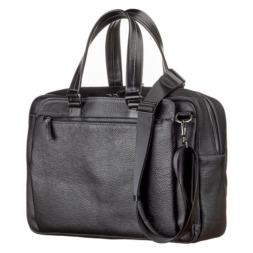 Сумка чоловіча SHVIGEL 11123 шкіряна Чорна Київ - фото 8