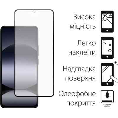 Чохол до мобільного телефона Dengos Xiaomi Redmi Note 14 4G Carbon + glass (Purple) (DG-KM-136) Вінниця