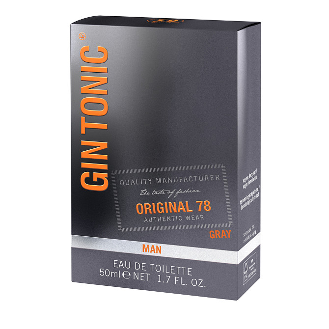 Туалетна вода для чоловіків Original 78 Gray Gin Tonic 50 мл Вінниця - фото 2