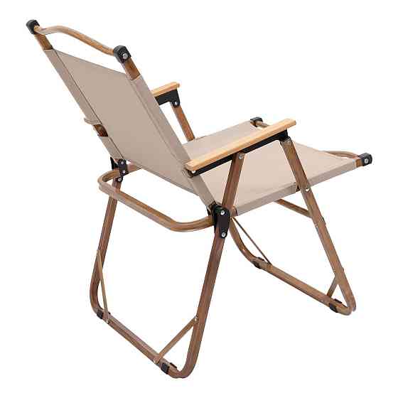 Крісло розкладне туристичне 52×53×77 см крісло Бежеве HP-SY-1B Коломия