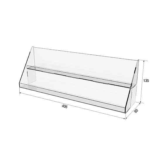 Подставка для лаков EKOSTAR 2-х ярусная 406 мм Киев