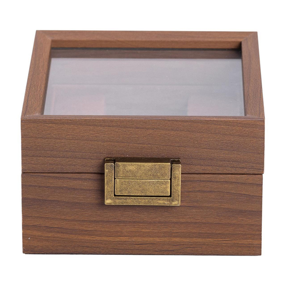 Дерев'яна скринька для наручного годинника 12×12×7.4 см HP-5-11 Київ - фото 4