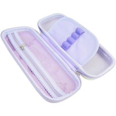 Пенал Cool For School з тисненням 1 відділення Фіолетовий (B-8616-purple) Вінниця - фото 2