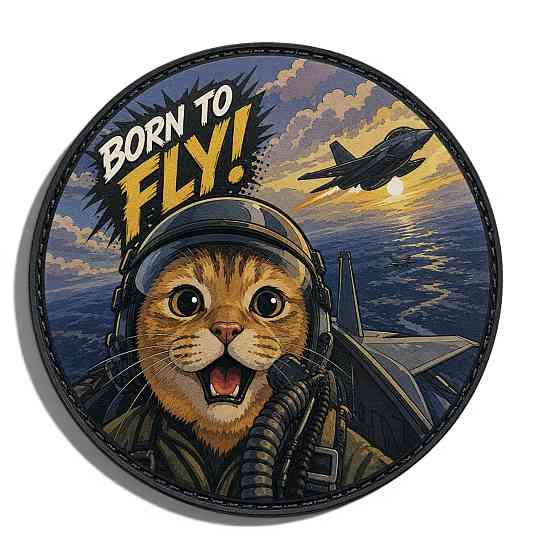Патч / шеврон Born to Fly Запоріжжя