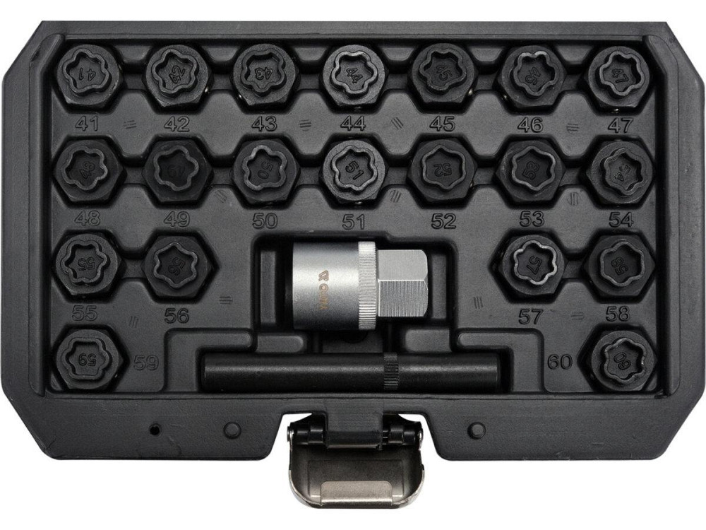 Торцеві головки до гвинтів колісних дисків авто BMW YATO: з квадратом- 1/2