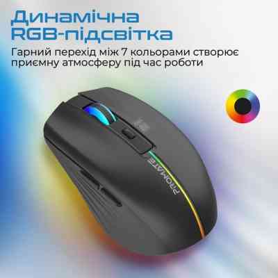 Мишка Promate Kitt Wireless Black (kitt.black) Вінниця