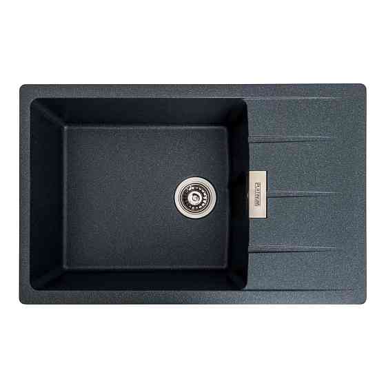 VALESO Гранітна мийка для кухні VALESO 7850 ROMA матова (антрацит) Коломыя