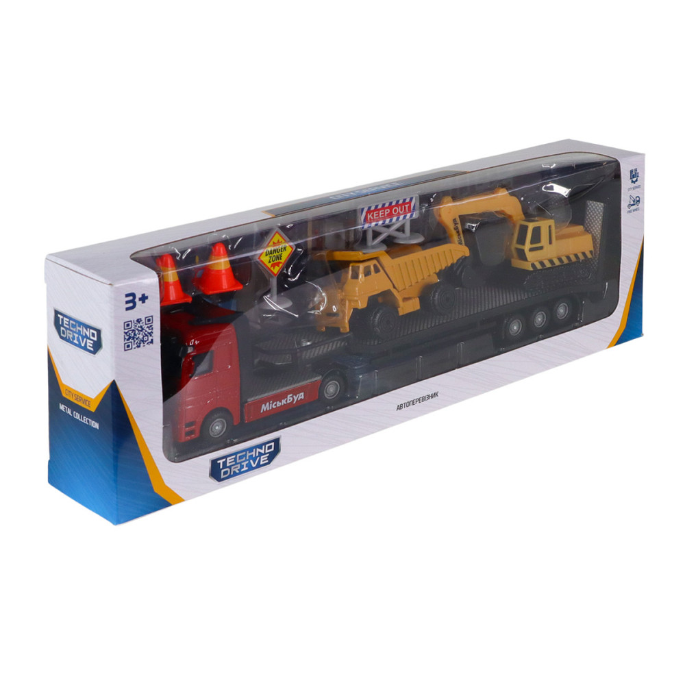 Ігровий набір - Автоперевізник (автоперевізник, самоскид, екскаватор, акс.) Днепр - изображение 19