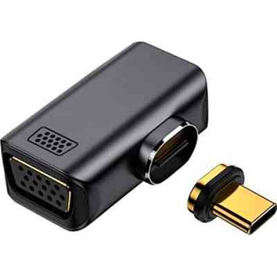 Переходник USB-C to VGA 1080P60Hz PowerPlant (CA914289) Винница