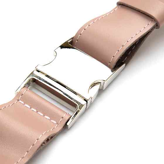 Практична шкіряна жіноча поясна сумка GRANDE PELLE 11359 Рожевий Київ