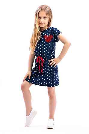 Платье для девочек, темно-синее Крохатушка одяг 134 Киев