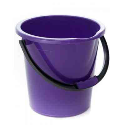 Ведро хозяйственное Горизонт Комфорт Фиолетовое 10 л (гор-02040/фіолетовий) Винница