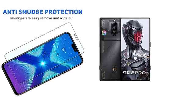 Защитное стекло NeoGlass для nubia Red Magic 8 Pro, Red Magic 8S Pro – ультрапрозрачное и устойчивое Киев
