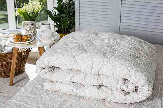 Novita Ковдра Novita Євро 200х210 см антиалергенна двоспальна стьобана з бязі біла 40-0968 whit Коломия