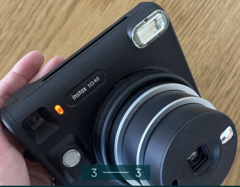 Фотоаппарат INSTAX Sguare SQ40 ,чорного кольору. Киев - изображение 1