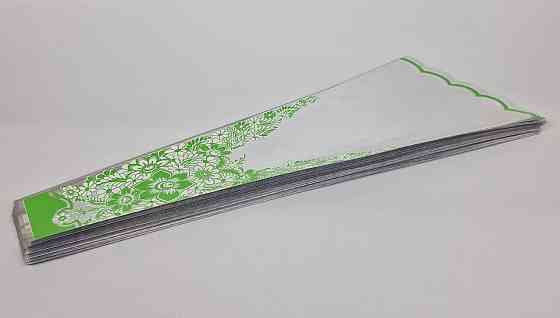 Конусне паковання під квіти h70/10низ/30верх метал (100 шт.) візерунок97 (3) (100 шт.) Харків