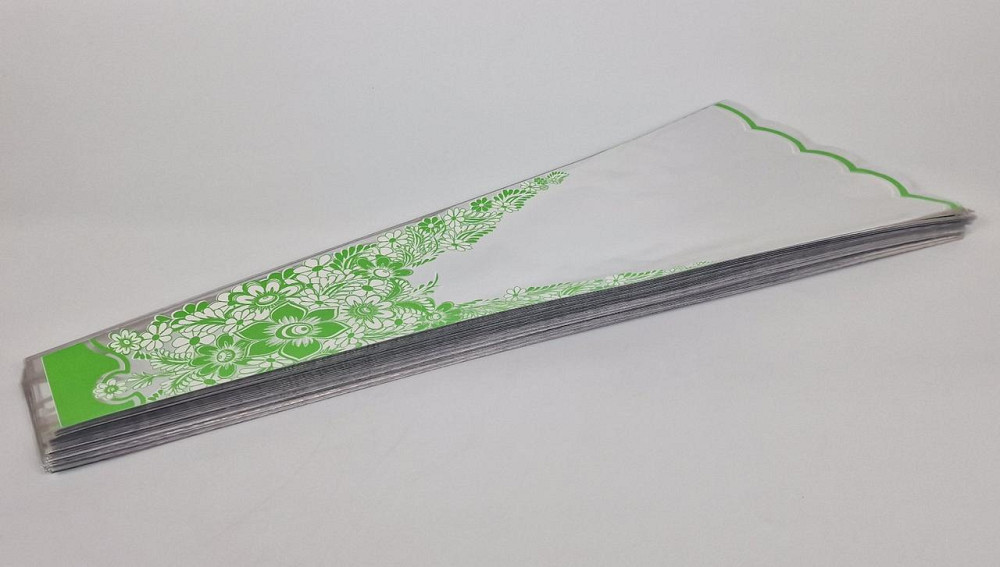 Конусне паковання під квіти h70/10низ/30верх метал (100 шт.) візерунок97 (3) (100 шт.) Харків - фото 1