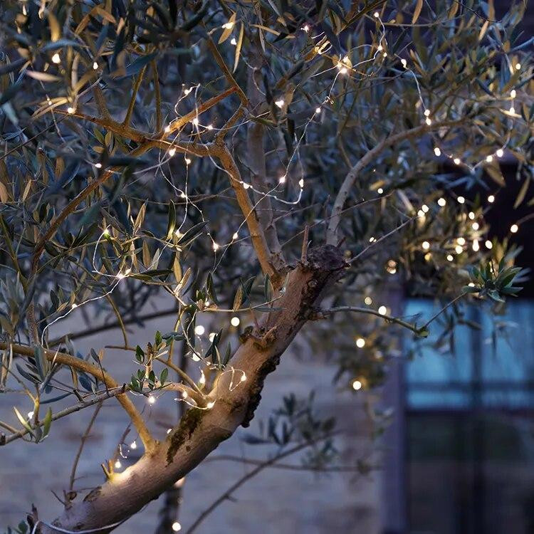 Гірлянда на батарейках роса 2в1 Niki Light 20 метрів 200 лед пульт 8 режимів гірлянда від батерейок та USB теплий білий Київ - фото 10