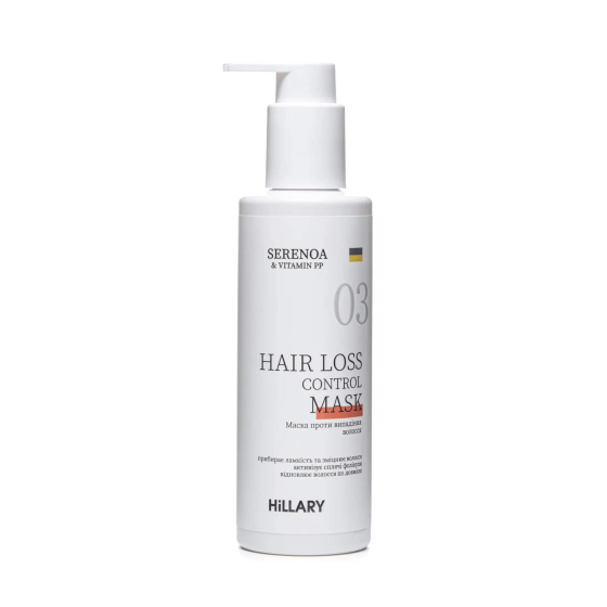 Маска проти випадіння волосся Serenoa & РР Hair Loss Control Hillary 200 мл Винница