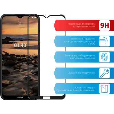 Скло захисне ACCLAB Full Glue Nokia 1.4 (1283126511790) Вінниця