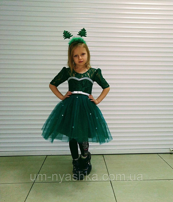 Платье Снежинка Детское нарядное белое платье Снежинка-рукавчик 98-110 Кривой Рог - изображение 8