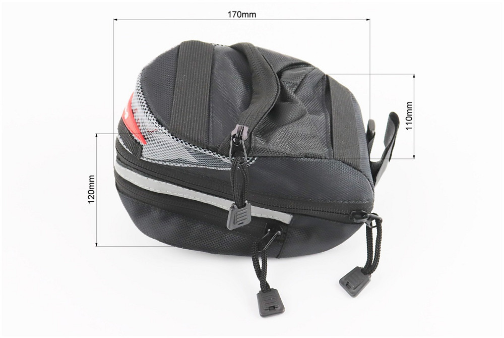 Сумка під сидіння, швидкознімна, чорно-сіра Київ - фото 4