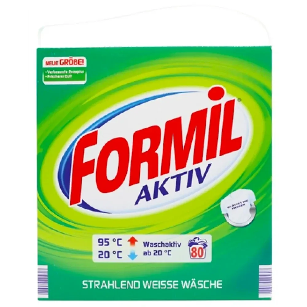Стиральный порошок для белого белья Formil Active 5.2 кг 80 стирок Львов - изображение 1