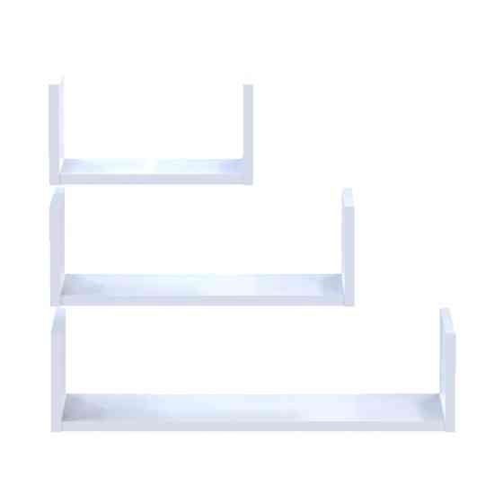 Комплект полиць Doros Філ Білий 3 шт. 30/45/60х15х15 DRS-011644 Львів