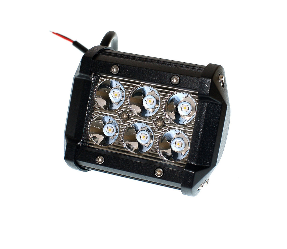 Світлодіодна фара AllLight C-18W 6chip OSRAM 3535 spot 9-30V нижній кріплення Харків - фото 2