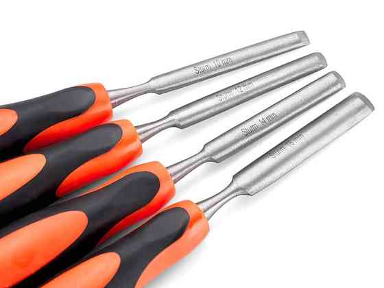 Набір стамесок напівкруглих (10, 12, 14, 16 мм) Sturm 1063-02-S4 (читувати опис) Рівне