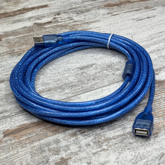 USB 2.0 удлинитель кабель AM-AF, 5 м, удлинительный провод для ПК, ноутбука, периферии Киев