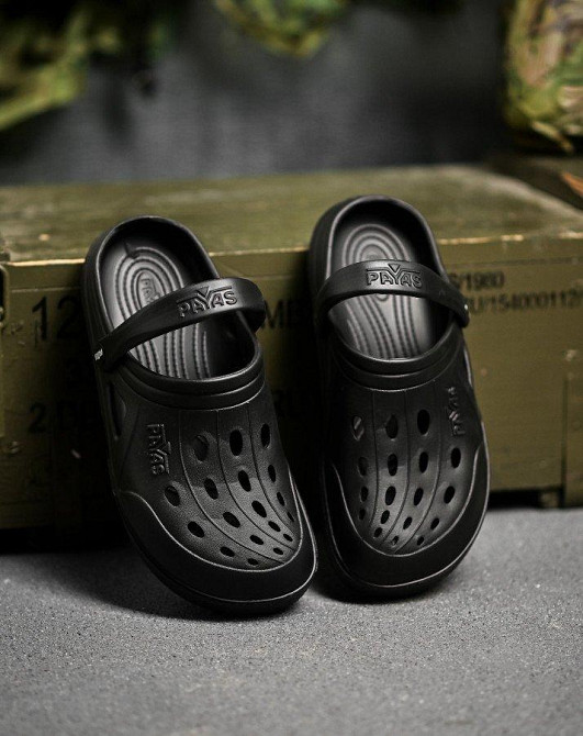 Кроксы черные ДЛ6587 Одесса - изображение 6