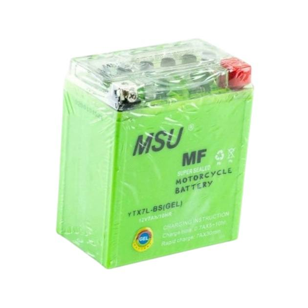 Мотоакумулятор гелевий MSU YTX7L-BS 12V 7Ah високий (для мотоцикла, скутера, квадроцикла) Чортків - фото 2