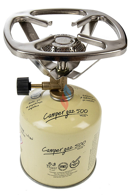 Газовий туристичний примус 16 см на гвинтовий балон 7/16" дюйма. Без балона. Київ - фото 4