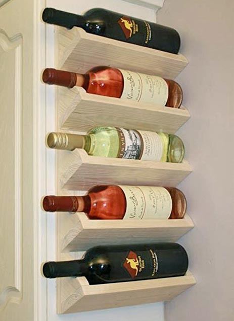 Настенная винная полка 
