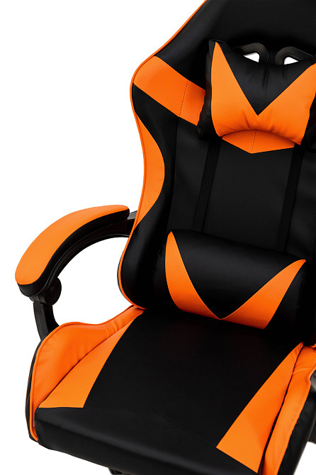 Крісло геймерське Слім, чорний/помаранчевий Киев - изображение 5