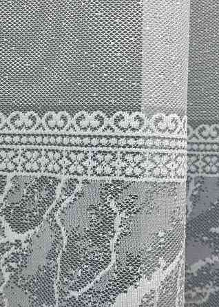 Тюль жаккард цвет белый с серым 1670т Киев