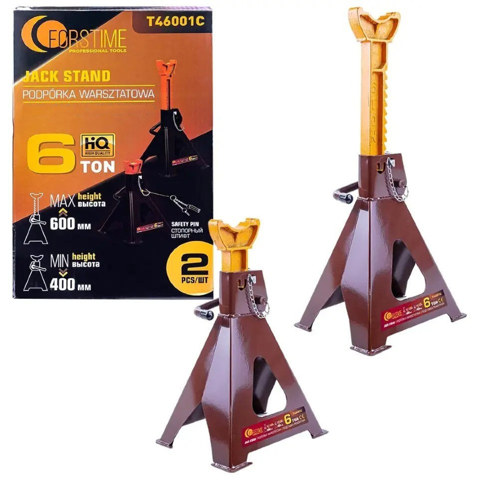 Подставка ремонтная 6т (400-600мм) (к-т 2шт.) Forstime FT-T46001C Одесса - изображение 1