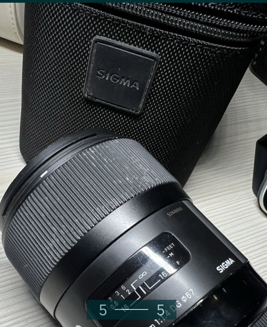Об'єктив SIGMA ART 35mm. 1.4 Canon. Київ - фото 1