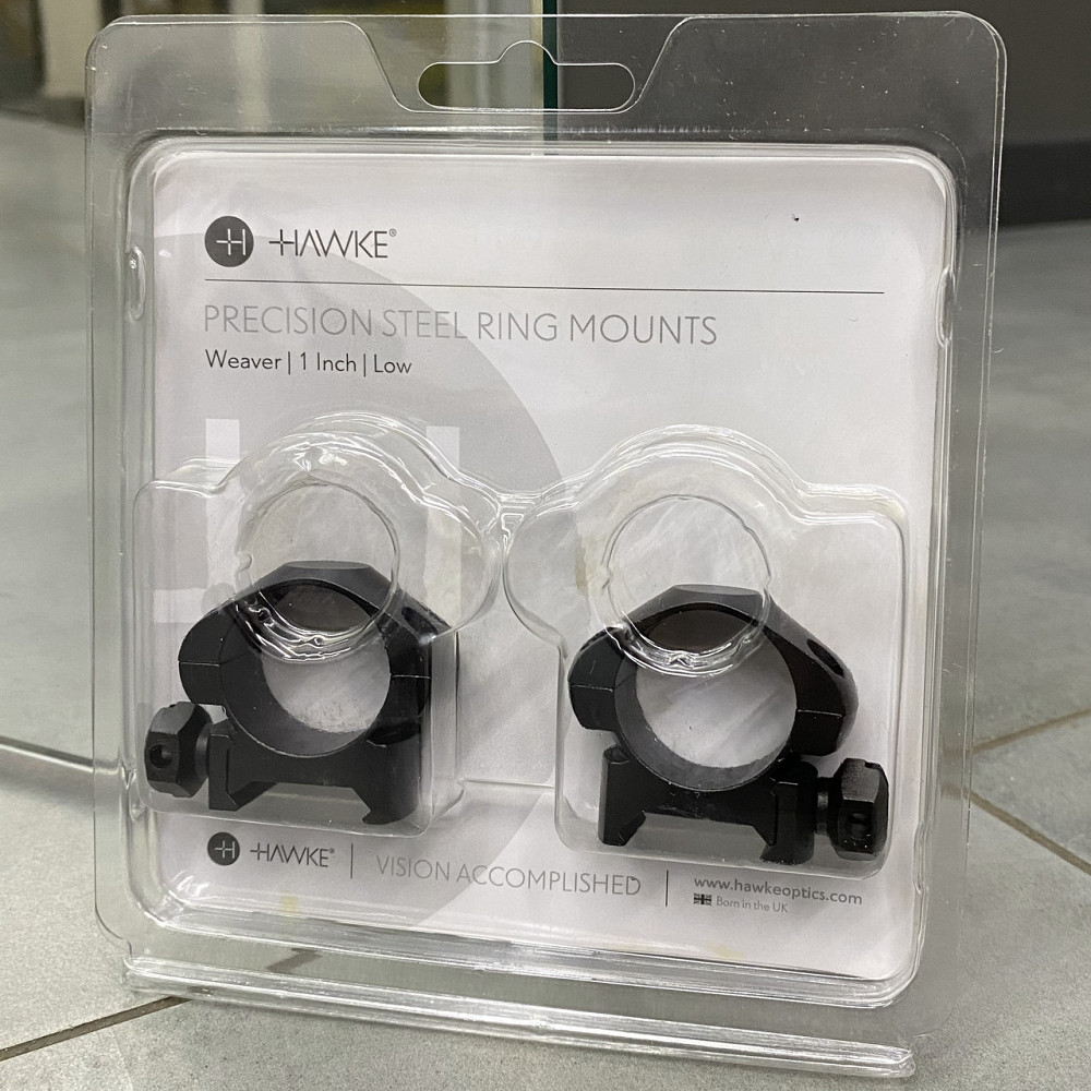 Кольца Hawke Precision Steel, 25.4 мм, Low, на Weaver / Picatinny (23000) Solmir Киев - изображение 2