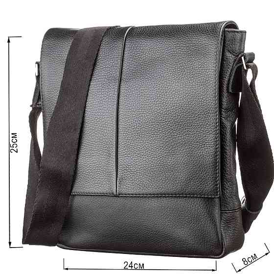 Сумка чоловіча SHVIGEL 00861 Чорна Київ