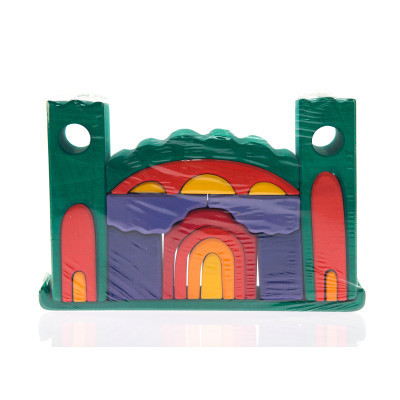 Конструктор Nic деревянный Все в замке зеленый (NIC523269) Винница - изображение 9