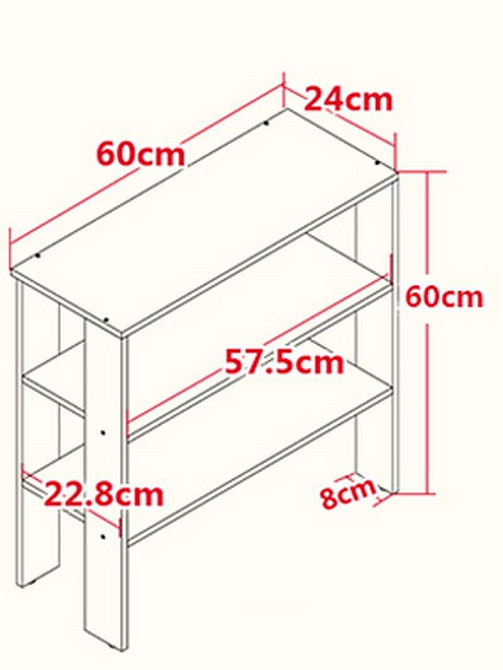 Полиця для взуття "Безаціо 360" мускат Миколаїв - фото 2
