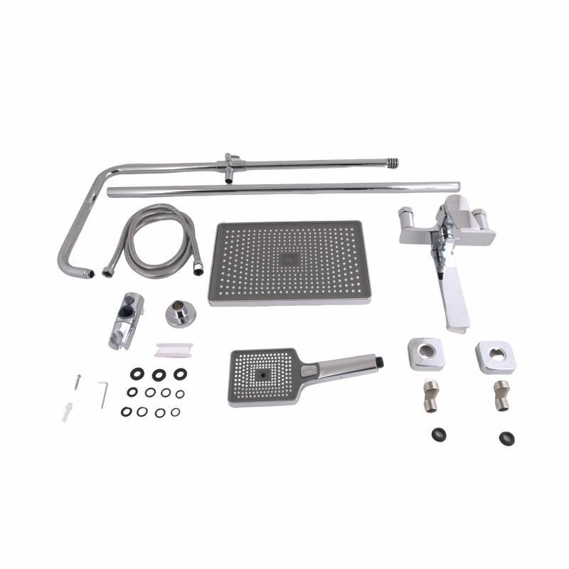 Душова система з виливом Presto на три споживача QTPRE111CRM45575 Chrome Qtap Київ - фото 7