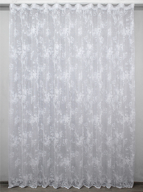 Тюль VR-Textil 1225т Мармур Жакард Білий 300х250 см (43-327) Київ - фото 2
