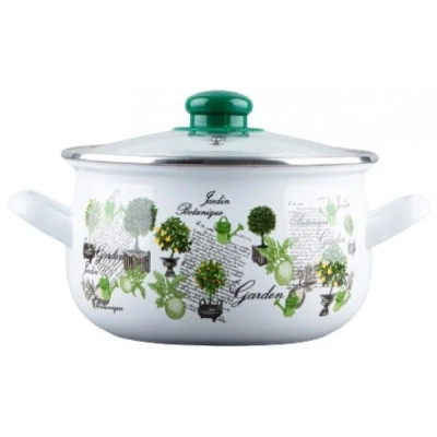 Каструля Gusto "Ботанічній сад" 24 см 5,7 л (GT-T-124-BG) Вінниця - фото 1