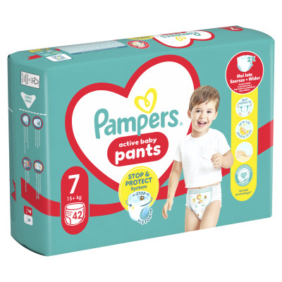 Подгузники Pampers Pants Giant Plus Размер 7 (17+ кг) 42 шт (8700216341639) Винница - изображение 2