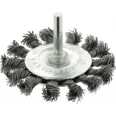 Щетка для электроинструмента Зеніт дисковая плетенная сталь 75 мм, 0,5 мм (36103075) Винница - изображение 1